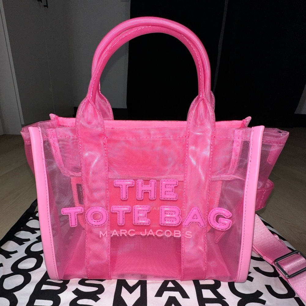 Marc Jacobs Pink Mesh Small Tote Bag - NWOT -